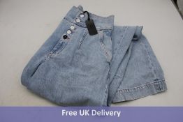 Tomboy Women's Felisia high-Rise Wide-Leg Jeans, Light Blue, Size 25