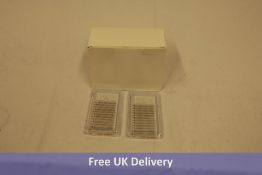 Four Pre-Made short Stem Narrow Fan Lashes, 0.10 C-14mm, 10 Pack