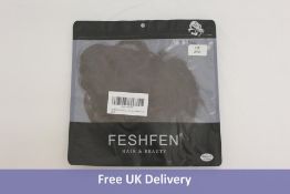 Twenty FESHFEN Hair Bun Extension Scrunchies, Auburn