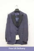 Suitsupply Blue Jacket Lazio Tuxedo Size 50/40, With Protective Suit Cover