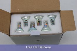 Two boxes of LED Downlights Ceiling Spotlights, 5W 500LM, Warm White, 6 bulbs per box