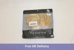 Twenty FESHFEN Hair Bun Extension Scrunchies, Strawberry Blonde and Bleach Blonde