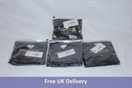 Four Pain De Sucre Gilda 80 Noir Long Sleeved Tops, Black to include 1x Size XS, 1x Size S, 1x Size