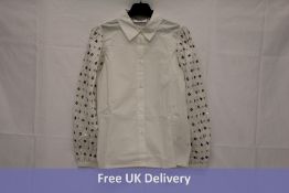 Essentiel Antwerp Zarmot Embroided Shirt, White, Size S