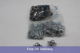 One-hundred Quarter Turn-Wing Knobs, Cam Lock Square (Rounded Corners) - 20.20mm Cutout Panel Mount