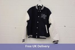 Mil-Tec Men's Baseball NY Jacket Navy, Size XL