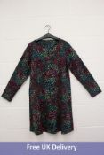 Two Aino Vicky Autumn Garden Dress, Black, UK S