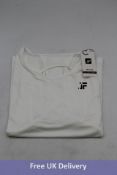 Seven Jflex Short Sleeve T-Shirt with Mesh Back, White, UK Size M