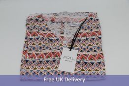 Four Foil Pleat of The Moment Top, Boho, 2x Size 12, 1x Size 10, 1x Size 14