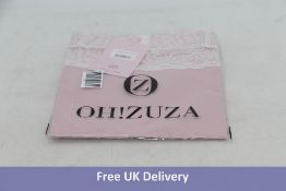 Oh!Zuza Classic Lace Chemise Nightdress, Pink/Purple, UK L