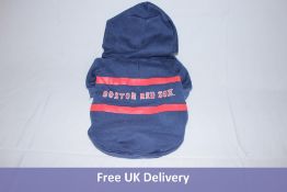 Twelve Boston Red Sox Fresh Pawz Signature Pet Hoodies, Size 2XL