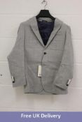 Suitsupply Men's Havana Patch Suit Jacket, Light Grey, UK 34
