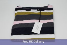 Four Foil Straight Talker Dress Multi Stripe, 2x Size M, 2x Size S