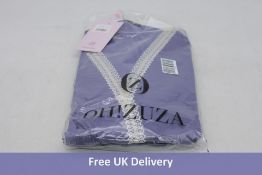 Oh!Zuza Classic Lace Peignoir Night Dress , Purple, UK L