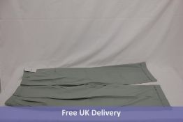 Casablanca Rio Pleated Trousers Light Sage, 100% Virgin Wool, Size 52