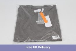 Two Pleasures Pray Heavyweight T-Shirts to include 1x UK Size S, 1x UK Size M, Dk Grey
