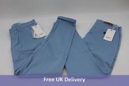 Two Pairs Reiko Chino/Jeans To Include, x1 Reiko Sandy 2 Basic, Azur, Size 24, x1 Sandy 2 Basic, Azu