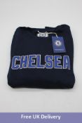 Five Chelsea Wordmark Boucie Sweater, Navy