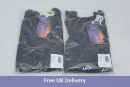 Three Moonchild Yoga Wear Seamless Women's Crop Top, Black, UK M