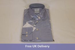 Nineteen Smyth & Gibson Slim Fit Shirts, Blue Semi, Size 15.5