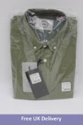 Three Kronstadt Men's Johan Oxford Washed Moos, Size M.