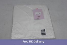 Oh!Zuza Classic Chemise Silk Lace Night Dress, White, UK XLS