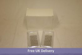 Four Pre-Made short Stem Narrow Fan Lashes, 0.10 C-14mm, 10 Pack