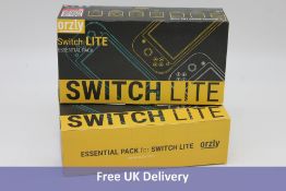 Three Orzly Essential Packs for Nintendo Switch Lite