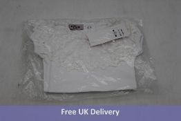 Four PHI Clothing Baby Grow, White, UK 2YRS