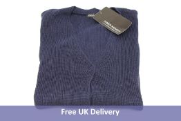 Faber Woman Cardigan Long Sleeves, Blue, Size 58cm