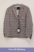 Roy Robson Livingstone Wool & Linen Men's Suit Jacket, Grey, UK L