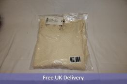 Four Lollys Laundry Bobby Tops, Creme to include 1x Size XS, 1x Size S, 1x Size M, 1x Size L