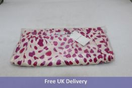 Fabienne Chapot Archana Sleeve Cato Dress, Cream White and Cherry Red Happy Leopard, UK 10