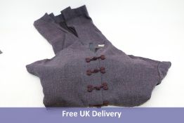 Romeo Gigli Vintage Cocoon Dress, Dark Purple, No Size Indicated. Used