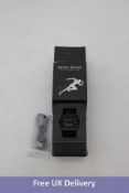 Eight Vigorun Smart Watch Health Trackers, Black/Red
