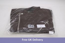 3-Man Men's Clothing Riding Jacket, Brown, Medium