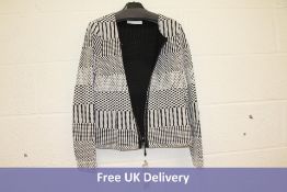 Two Bianca Women's Shela Jacket, Black and White, 1x UK 16, 1x UK 18