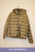 Ten C Hooded Down Liner with Pockets, Tan, EU 56