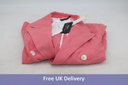 Ralph Lauren Women's Linen Blazer, Pink, Size 0