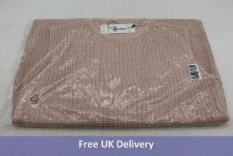 Oui Women's Wool Sleeveless Jumper, Pink, EU 38