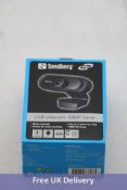 Five Sandberg USB Webcam 1080P Saver