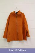 Mr Voyage by Marina Rinaldi Women's Wool Jacket, Orange, UK 24