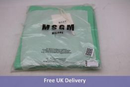MSGM Men's Fantastic Felipa Hoodie, Green, UK M
