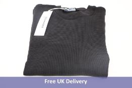 Foo and Foo Men's UV Long Sleeve Top, Black, Size S