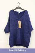 Celtic and Co Women's Luxe V Neck Tunic, Indigo, Small