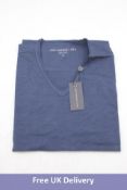 Two John Varvatos Collection Men's Short-Sleeve T-Shirt, Navy, UK M