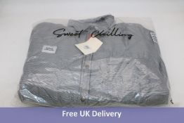Sweet Chilling Check Padded Jacket, Grey, UK S, with Tags