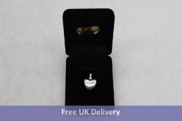 Madelyn Sterling Silver Teardrop Heart and 24