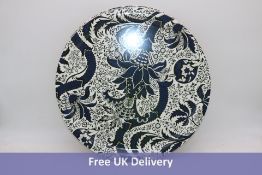 Ary Indian Indigo 49cm Round Tray, Blue