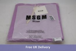 MSGM Men's Fantastic Felipa Hoodie, Purple, UK XS